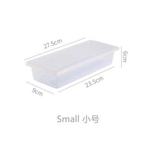 Flat Drainage Container (Kitchen Food Storage Box)🔥Ready Stock🔥 Refrigerator Organizer Bekas Simpan Peti Sejuk 冰箱沥水保鲜盒