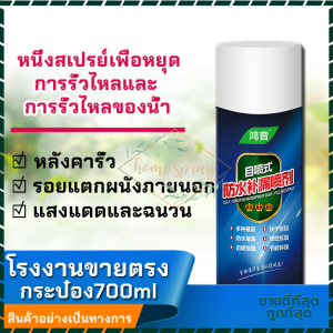 สเปรย์กันน้ำรั่วซึม สเปรย์อุดรอยแตกผนัง 700ml สมานรอยแตกร้าว