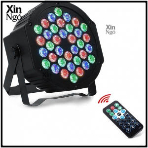 Dj Lights 36 LED Par Lights Stage Lights with Sound Activated Remote Control & DMX Control Stage Lighting Uplights for Wedding Club Music Show Christmas Holiday Party Lighting