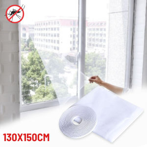 Tirai Magnet Elegan Minimalis Bahan Jaring Polyester Tirai Pintu Kamar Polos Anti Nyamuk 100x210cm
