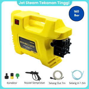 Mesin Steam Mobil Portable Alat Cuci Steam Tekanan Tinggi High Pressure Washer 220V