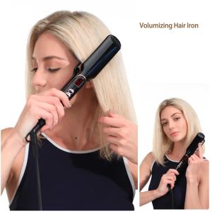 Hair straightener hair volumizing flat iron digital with LCD display 2019 newest fashion hair tyling tools