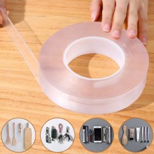 5M Nano Tape Double Sided Tape Transparent Reusable Waterproof Adhesive Tapes Cleanable Kitchen