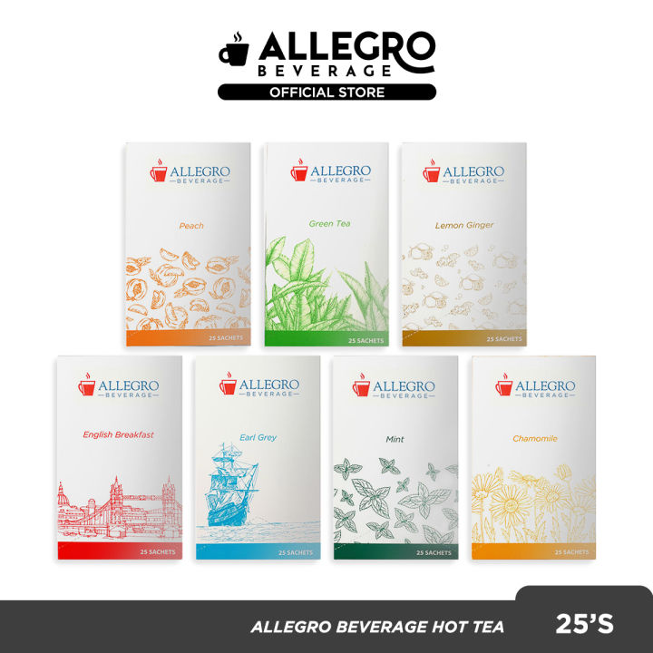 ALLEGRO | Allegro Ceylon Hot Tea 25 tea bags/box Natural Fruit Teas  Caffeine-Free Antioxidant Tea Healthy Iced Tea Alternative Variety Pack Of  25 Sachets - Lazada | Lazada Philippines