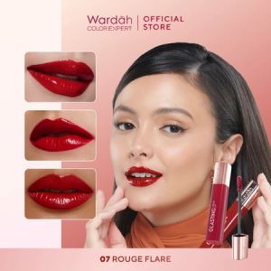 WARDAH Glasting Liquid Lip 3.5gr || Wardah Lip Cream Tahan lama || Lipstik Pigmented