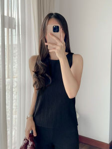 MAJA mae top basic top wanita top tanpa lengan