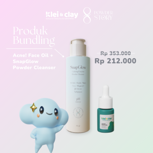 Klei & Clay Acne! Face Oil + Snap Glow Powder Story