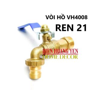vòi nước vòi hồ vòi khóa nước chất đồng thau phi 21 VÀ 27