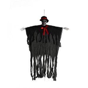 SKJK Haunted Halloween Hanging Ghost With Hood Scary Halloween Hanging Pendant Creative Handmade Hanging Hanging Ghost Toys Secret Room Party