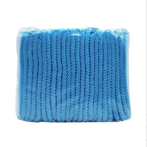 Premium Disposable Blue Bouffant Caps / Hair Nets (100pcs)