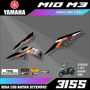 Striping stiker lis decal Mio M3 Mio Z Mio 125 Motif terbaru semi fullbody m3155
