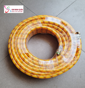 Dây rữa xe áp lực cao phi 14mm hai đầu ren trong  ngoài M14 dài 15m và 20m