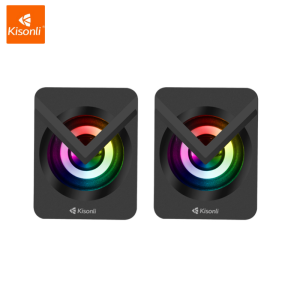 KISONLI Speaker Gaming Komputer & Laptop L-1040 LED RGB Light