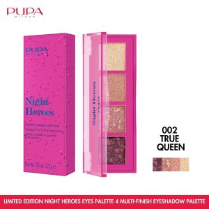Pupa Milano Night Heroes Eyes Palette 5.2g 4 multi-finish eyeshadow palette
