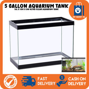 NEW 5 Gallon Fish Tank Aquarium Aquarium Tank Ultra Clear Glass Aquarium
