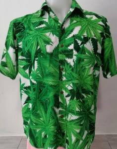 พร้อมส่ง เสื้อสงกรานต์ เสื้อฮาวาย เสื้อ  เสื้อลายดอก เนื้อผ้าสปัน บางนุ่มใส่สบาย เสื้อเชิ้ตแขนสั้นชาย-หญิง เสื้อคอปกแขนสั้น