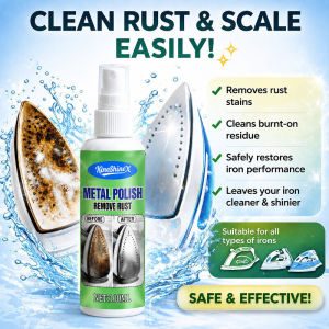 Stain Removal Iron Cleaner For Laundry Cleaning Solution Powerful Decontamination Quick Action/No Residue