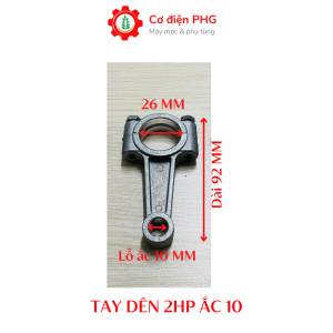 Tay dên đầu xịt Ắc 8/10/12mm Đường kính 22/26/30mm Dài 72/92/104mm Kết nối trục cơ và piston 1HP & 2HP garden outdoor Ngăn ngừa hư hỏng bên trong