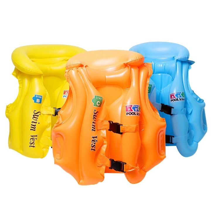 DFH4H Children Safety Lifeguard Vest Learn-to Swim Beach Ring ...