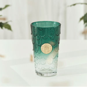 Starbuck Official Store Starbuck ถ้วย50th ครบรอบแก้วปลา Scale Bronze Chapter ถ้วยน้ำสีเขียว Retro เครื่องดื่มเย็นถ้วย Companion ของขวัญ Starbuck Tumbler Starbuck แก้ว