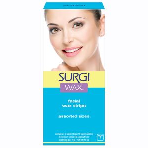 Thanh lý sáp wax lông mặt SURGI WAX Facial wax dành cho mặt môi trên cằm và má 14g của Mỹ