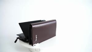 AE New large-capacity business mens wallet with zipper multifunctional clutch bag long leather wallet with card holder wallet