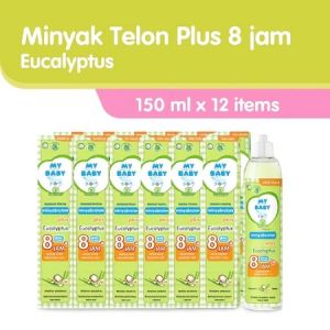 MY BABY Telon Eaucalyptus 60ml- 90ml-150ml - (Paket untuk 1doz /12botol).