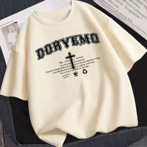 suya clothing 2023 ใหม่เยาวชนแขนสั้นด้านบน เสื้อยืดคอกลมผู้ชาย หลวมและสบาย 5 สีให้เลือก DF01