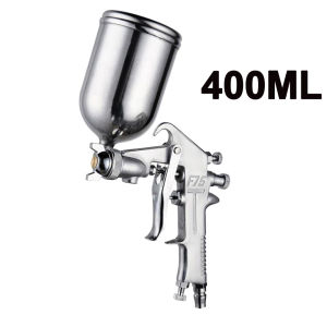 Professional Spray Gun F75 750ml/400ml Pneumatic Spray Gun Painting Airbrush Tool For Motor/Cars/Furniture Too(Gravity/Suction)