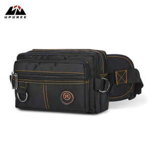 UPGREE Mens Waist Bag Multi Functional Chest Bag Waterproof Sports Bag Large Capacity Casual Bag Street Bag Portable Messenger Bag Fitness Bag Travel Bag Business Bag For Men Women