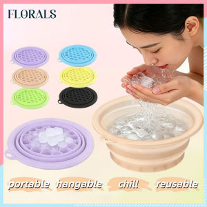 Foldable Silicone Face Ice Bath Bowl Portable Dipping Bowl Skin Care Tool for Women Home Travel