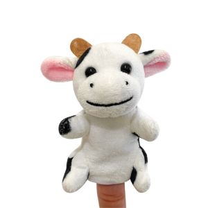 MMLUCK Động vật trang trại Con rối ngón tay Đóng vai Kể Chuyện Đồ chơi con rối bằng vải nhung lông Quà sinh nhật Hoạt hình Rối tay động vật Chương trình giảng dạy