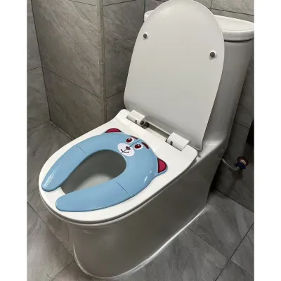 [SG] Kids Travel Foldable Toilet Seat/ Baby Foldable Travel Potty Seat/ Kids Folding Toilet Training Seat Cover
