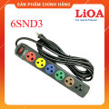 Ổ cắm điện LiOA 6 lỗ kéo dài đa năng thông minh 3m 5m chính hãng - LiOA Việt Nam. 