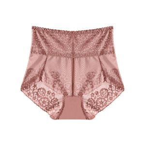 Yingbao cao eo rỗng ren của phụ nữ đồ lót mềm mỏng Phụ Nữ Trong Suốt quần lót cỡ lỡn