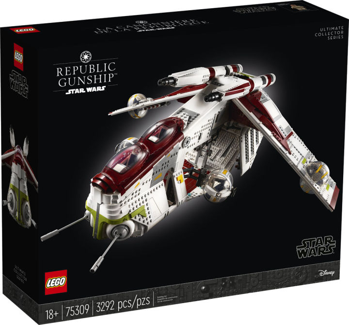 BRICK4U] LEGO STAR WARS 75309 REPUBLIC GUNSHIP Hộp Lego Mới