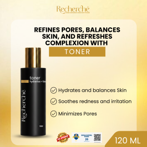 Recherche Toner Hydration & Firming 120 ML - Hydrates and balances skin soothes redness and irritation minimizes pores.