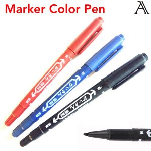 Marker Pen Black/Blue/Red Permanent 120 Marker Color Pen 1.0mm Waterproof Ink Pen Warna 120 Penanda kekal 1.0mm