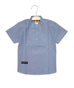 Qaikids Kemeja Anak polos untuk  usia 1-12 Tahun  bahan cotton Dealova