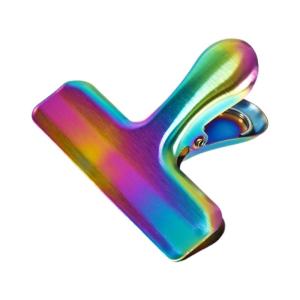 Colorful Binder Clips Large Bull Clips Metal Paper File Clamps Office Binding Supplies for Message Board Bulletin Board