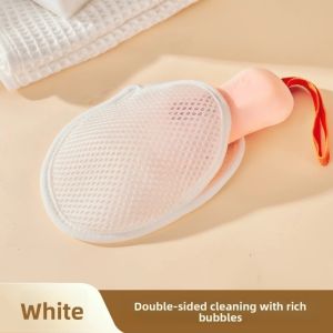 Anti-slip Fast Foaming Shower Cleaning Bubble Foam Soap Storage Bag Soap Foaming Mesh Bag