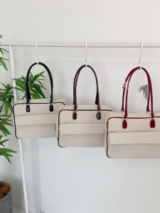 Canvas Shoulder Bag For Fashion Women Large Capacity Underarm Purse Top Handle Bags Offering Style And Practicality