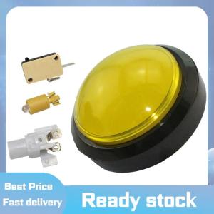 Sports🚴🏻♀️ Nút bấm vòm lớn nút nhấn Arcade được chiếu sáng 100mm có đèn LED công tắc nhỏ