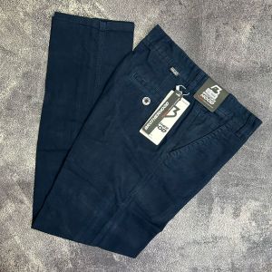 Terbaru Celana Kanvas Panjang Pria Warna biru blue berkualitas terbaru pola reguler standart