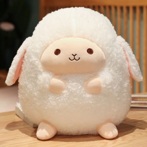 JOJO CASTLE Kawaii Soft Sheep Plush Toy Pillow Cushion Animal Alpaca Doll Soft Pillow Baby Child Girl Kawaii Birthday Gift Room Decoration  草泥马