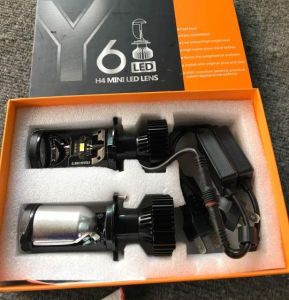 (ของแท้ 100%)รุ่นใหม่2022🔥1คู่ หลอดไฟหน้าLedมินิโปรเจคเตอร์ รุ่นY13 Y11 Y8 Y7 Y6 ขั้ว H4 RHD ไฟหน้าLED Mini Projectorรุ่นRและY6D-R ขั้ว H4 Y11