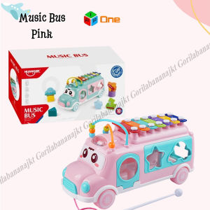Music Bus Xylophone Mainan music eduikasi musik anak
