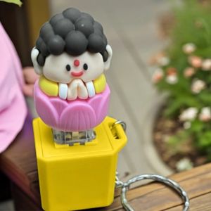 Móc Khóa Gõ Mõ Hài Hước Mini – Tụng Kinh Vui Nhộn Tịnh Tâm Nhanh Quà Tặng Siêu Lầy