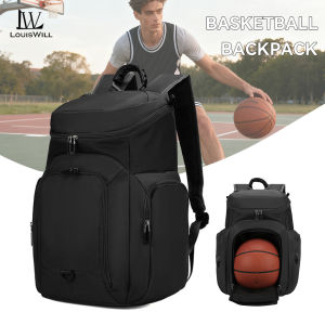 หลุยส์กระเป๋ากระเป๋าเป้บาสเก็ตบอลกันน้ำกลางแจ้งยิมกระเป๋าเป้สะพายหลังสำหรับใส่แล็ปท็อปกระเป๋าว่ายน้ำไปยิมกระเป๋าสะพายหลังกีฬาความจุขนาดใหญ่มากสำหรับผู้ชายผู้หญิง