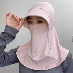 Topi Visor Lipat Wanita Penutup Wajah & Leher Anti UV / Topi Pantai Cadar / Topi Lebar Anti Uv Fashion Wanita / Penutup Wajah New Fashion Terbaru Topi Visor Lipat Wanita Anti UV Lebar/Topi Pantai Cadar solar visor hat